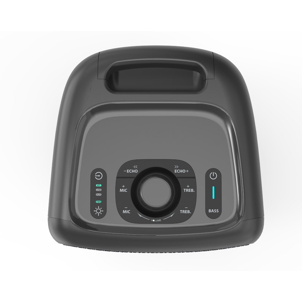 Boxa portabila MYRIA MY2410, 53W RMS, Bluetooth, IPX4, negru