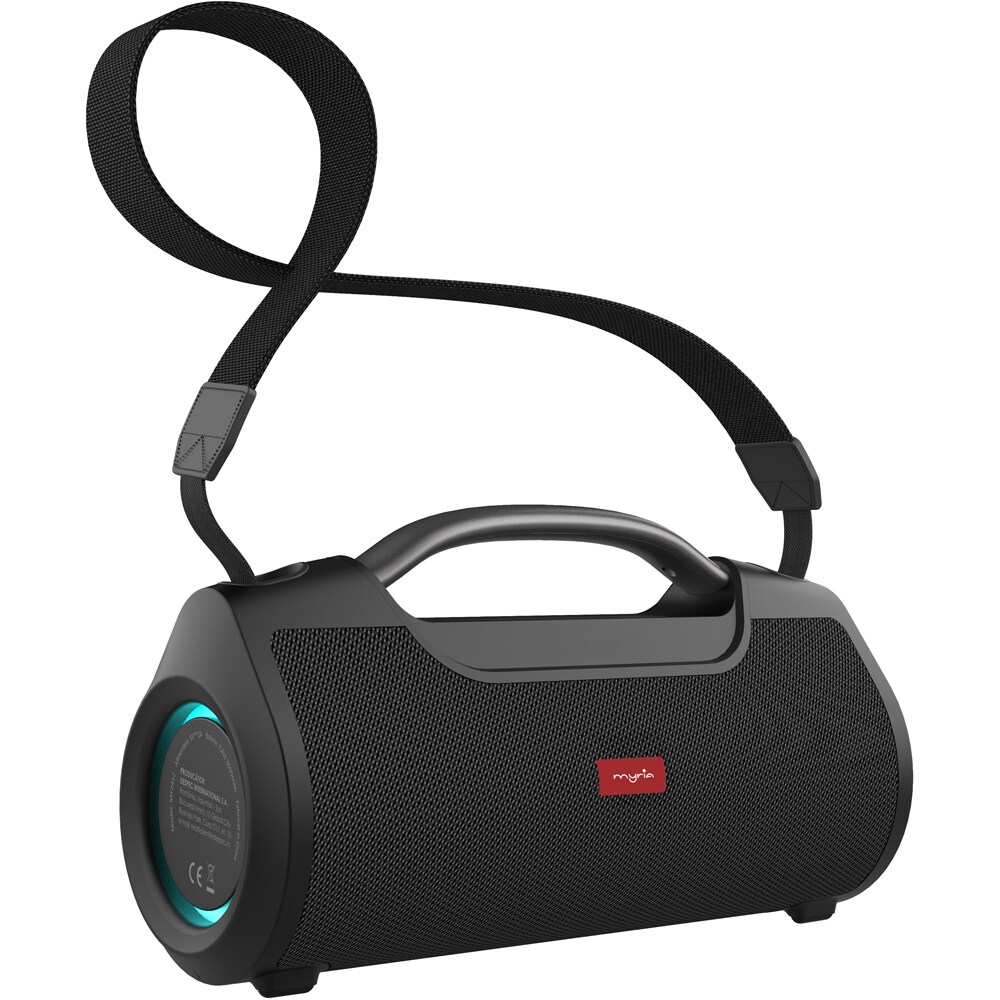 Boxa portabila MYRIA MY2412, 40W RMS, Bluetooth, IPX6, negru