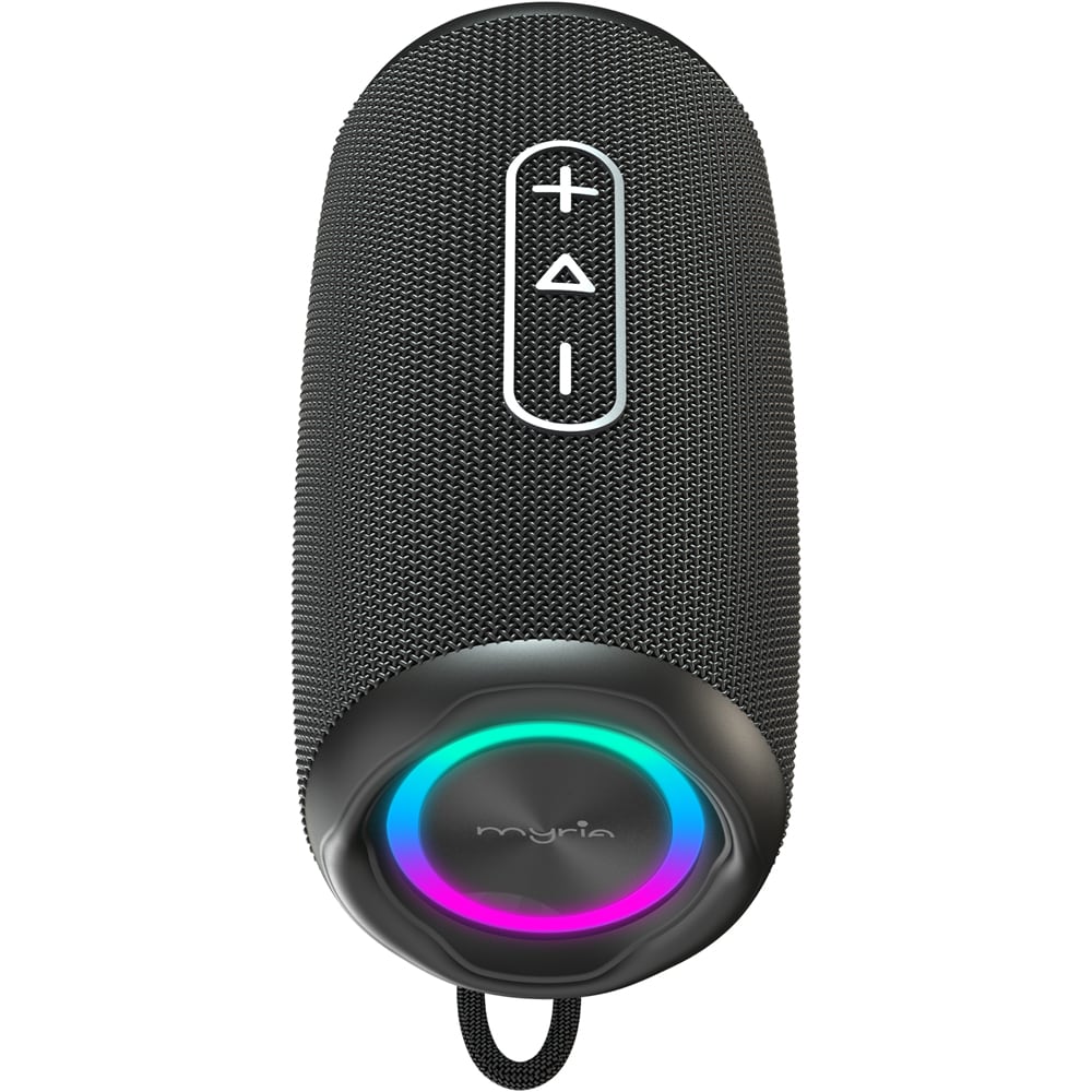 Boxa portabila MYRIA MY2413, 15W RMS, Bluetooth, IPX6, negru