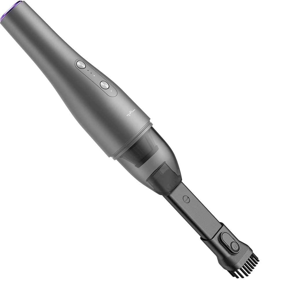 Aspirator de mana MYRIA MY4571, 0.15l, 7.2V, autonomie max 12 min, gri inchis