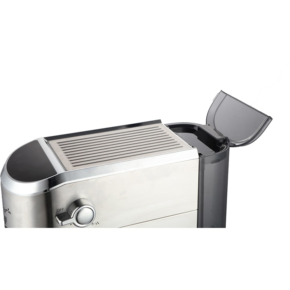 Espressor manual MYRIA MY4716FRF, 1l, 1450W, 15 bar, argintiu