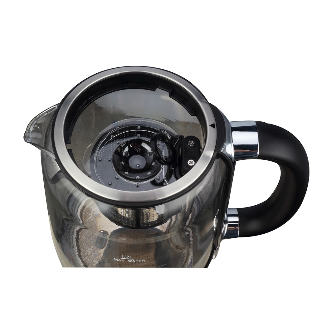 Fierbator apa MYRIA MY4719, 1.7l, 2200W, argintiu-negru 