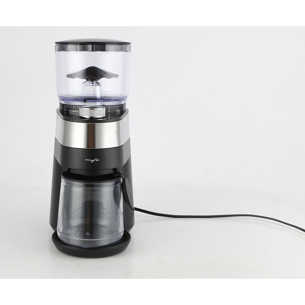 Rasnita cafea MYRIA MY4720, 200g, 140W, negru-argintiu
