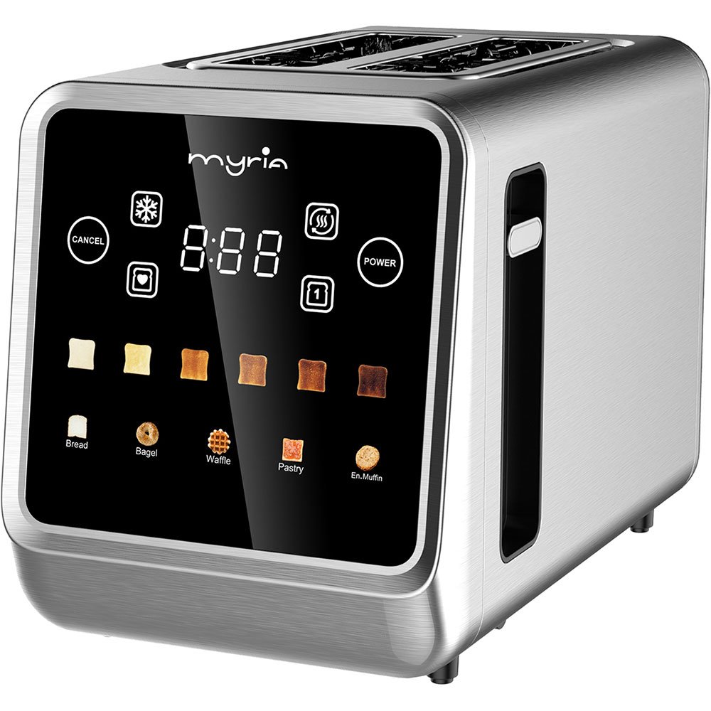 Prajitor de paine MYRIA MY4728, 2 felii, 850W, argintiu