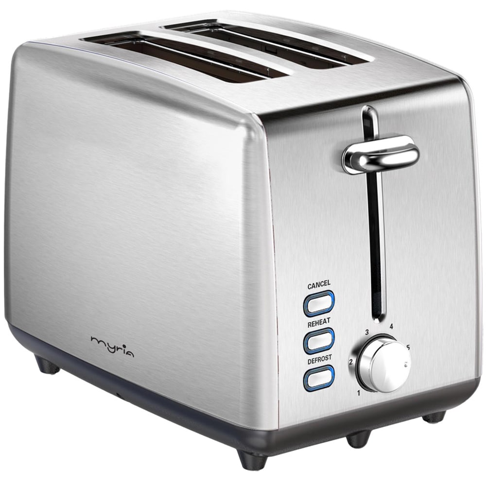 Prajitor de paine MYRIA MY4734, 2 felii, 920W, argintiu