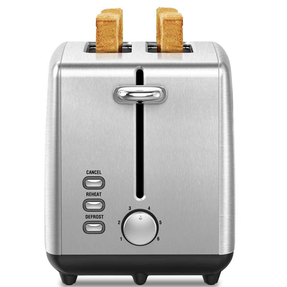 Prajitor de paine MYRIA MY4734, 2 felii, 920W, argintiu