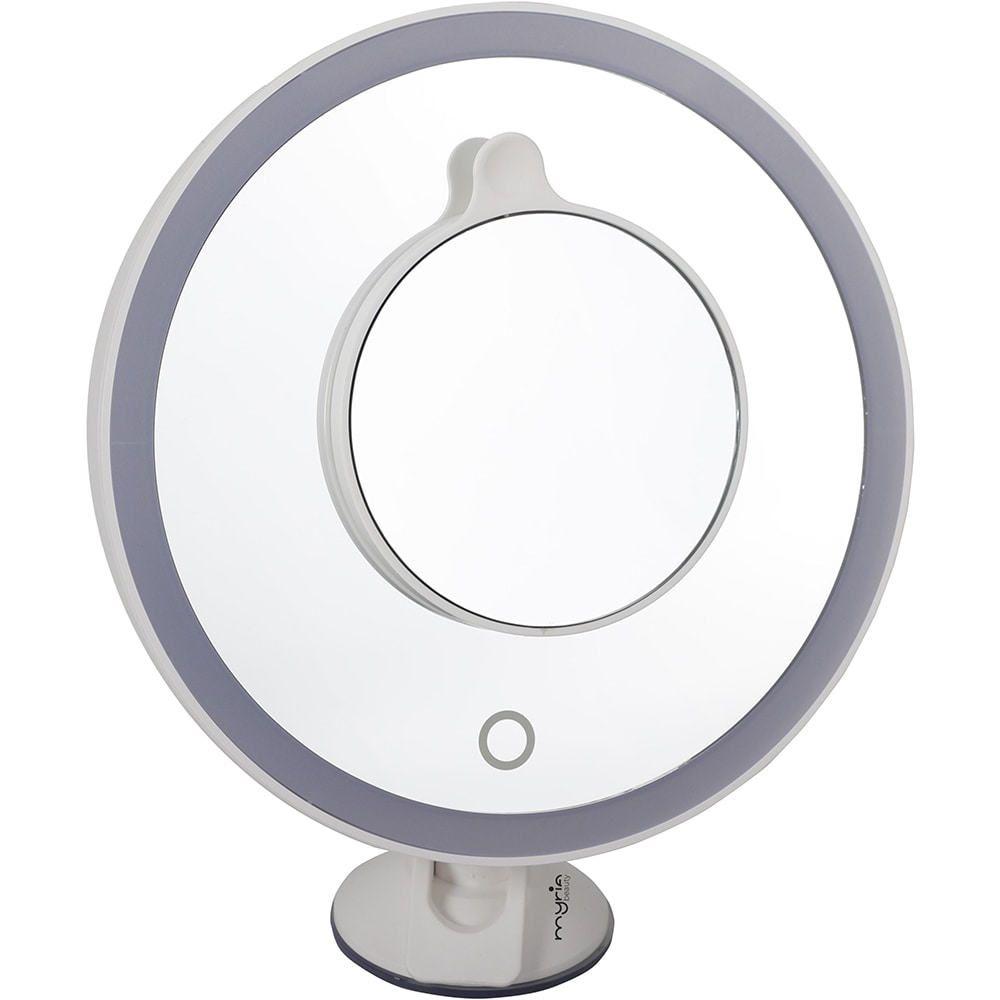 Oglinda cosmetica cu iluminare MYRIA MY4891, alb