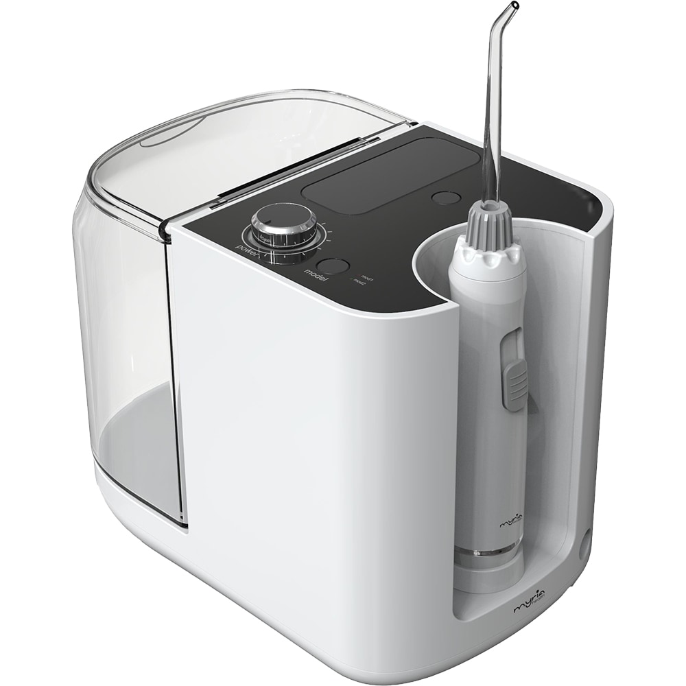 Irigator bucal MYRIA MY4926, 6 capete, 841ml, alb