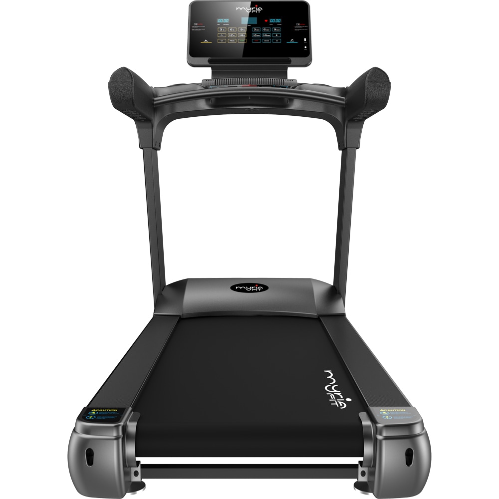 Banda de alergat MYRIA Fit MY7295, viteza maxima 22km/h, greutate suportata 220kg, negru