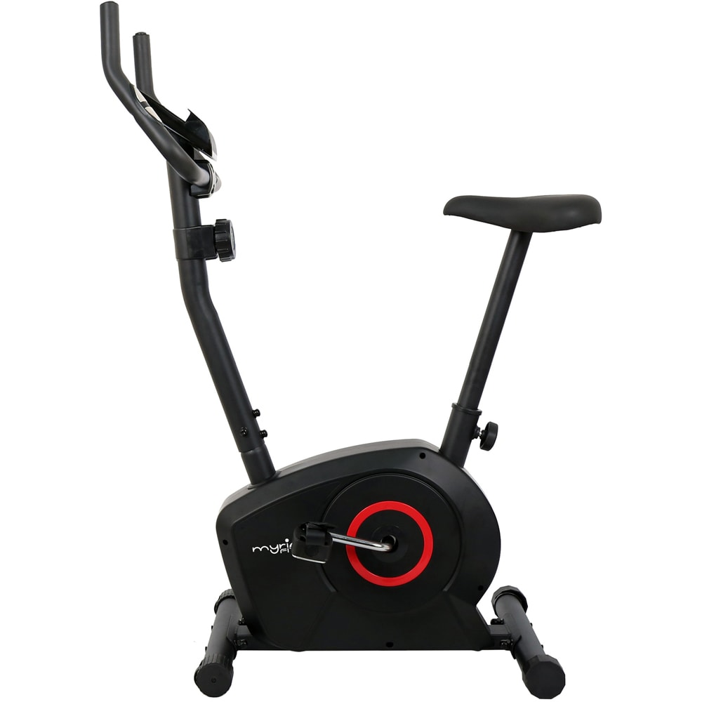 Bicicleta fitness MYRIA MY7296, volanta 6kg, greutate suportata 120kg, negru
