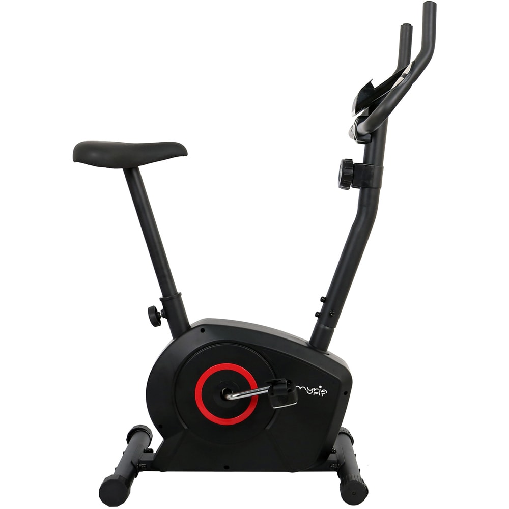 Bicicleta fitness MYRIA MY7296, volanta 6kg, greutate suportata 120kg, negru