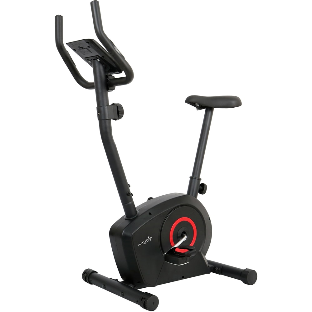 Bicicleta fitness MYRIA MY7296, volanta 6kg, greutate suportata 120kg, negru