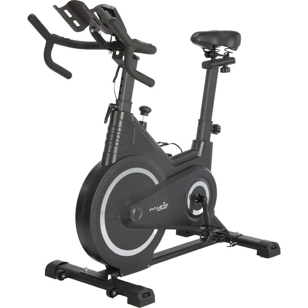Bicicleta fitness MYRIA MY7298, volanta 13kg, greutate suportata 120kg, negru