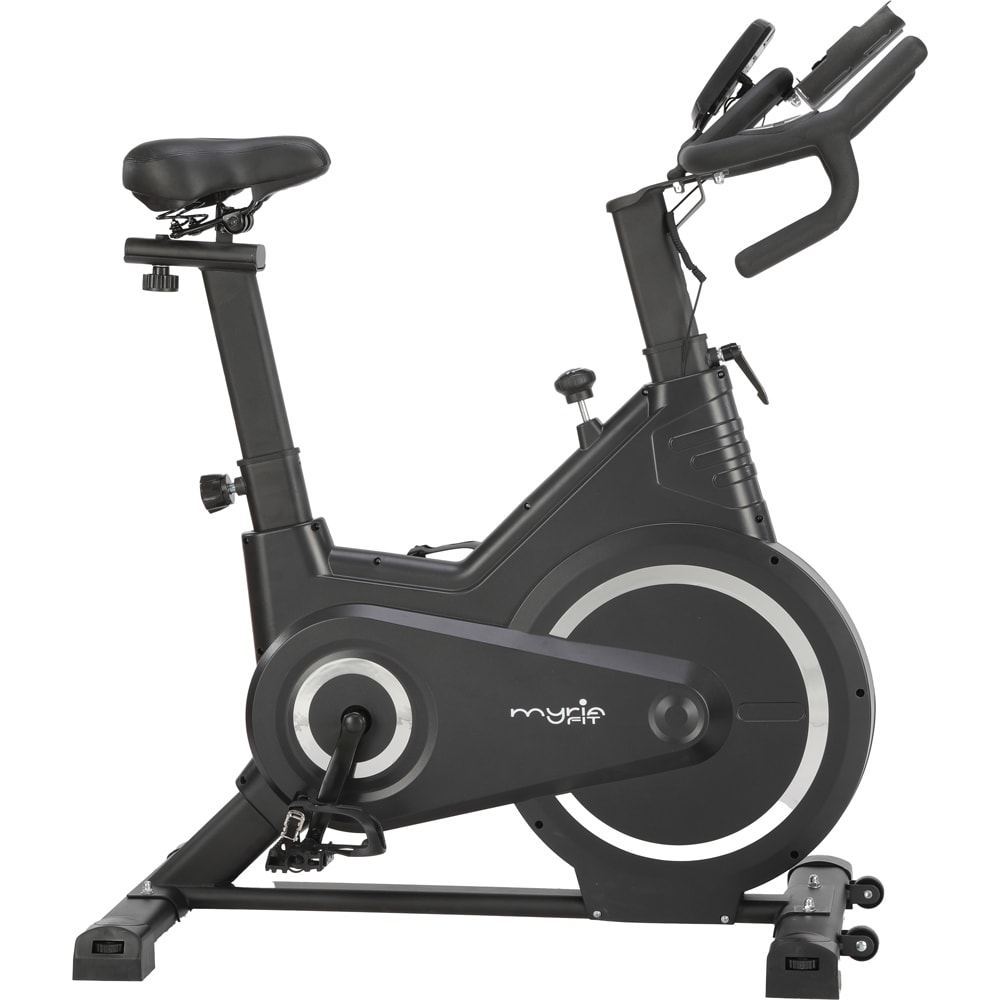 Bicicleta fitness MYRIA MY7298, volanta 13kg, greutate suportata 120kg, negru