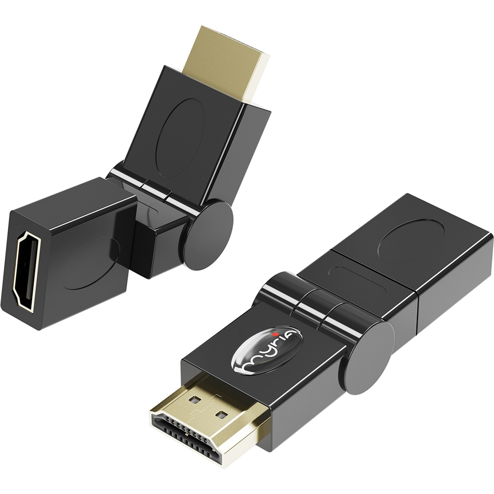Adaptor HDMI - HDMI MYRIA MY8087, negru