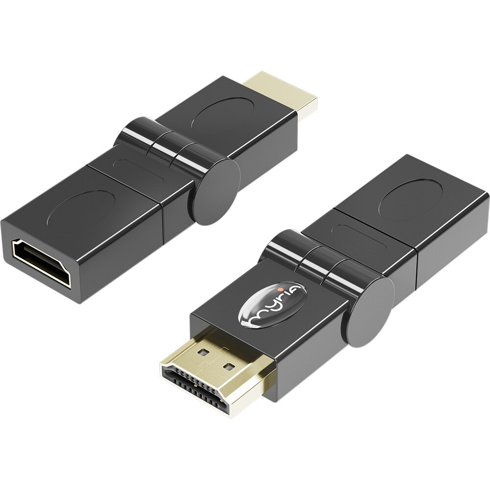 Adaptor HDMI - HDMI MYRIA MY8087, negru