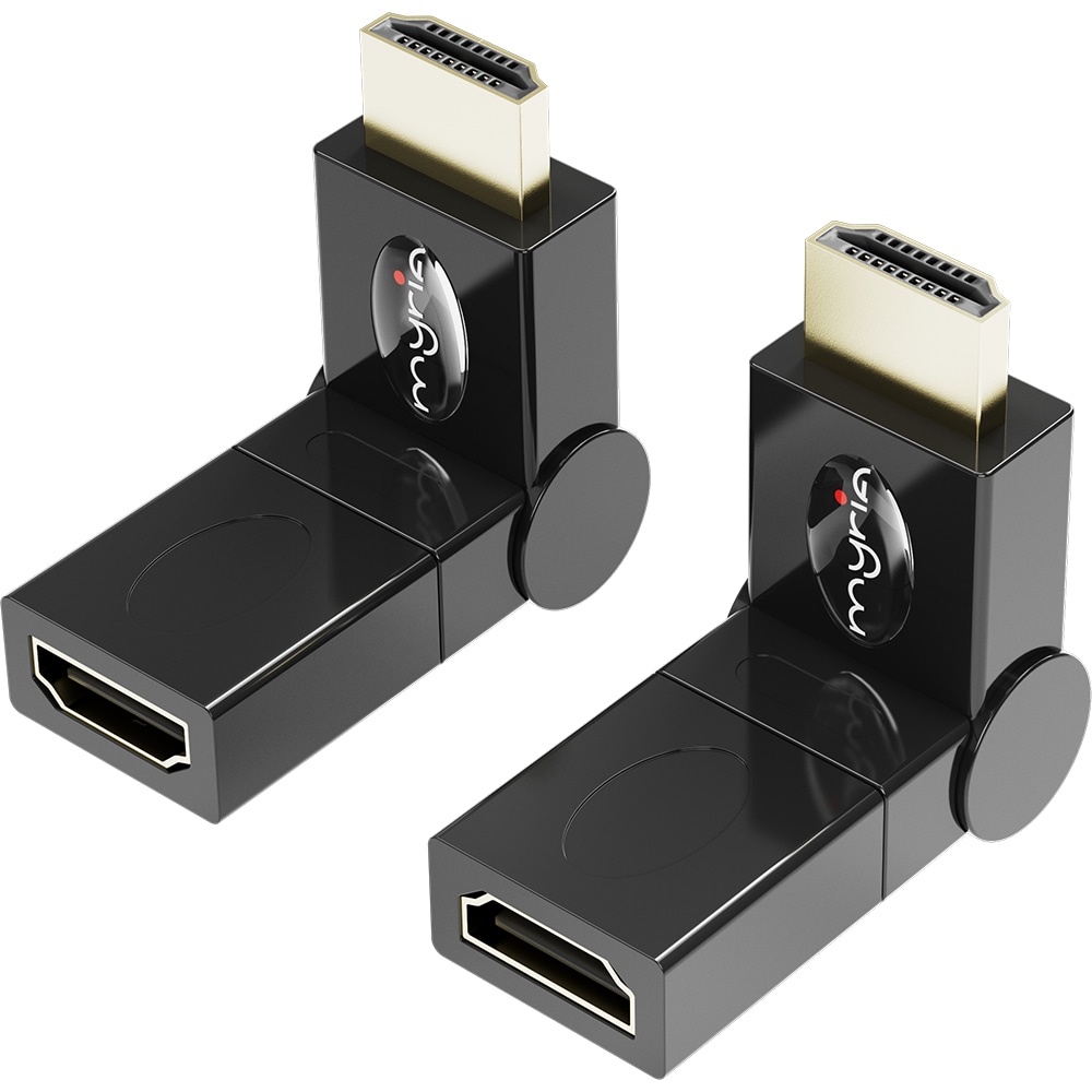 Adaptor HDMI - HDMI MYRIA MY8087, negru