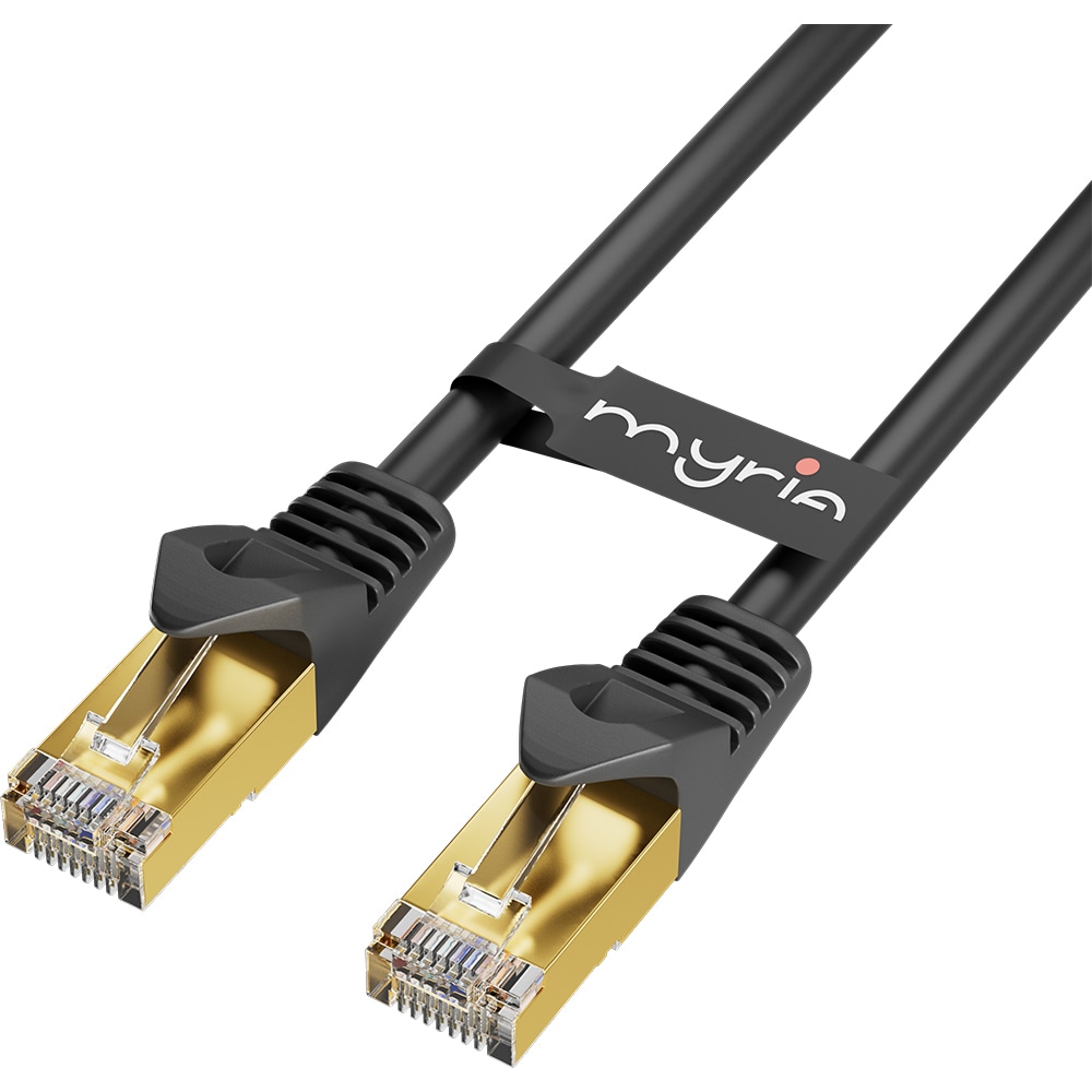 Cablu de retea Ethernet CAT8 MYRIA MY8090, 3m, negru