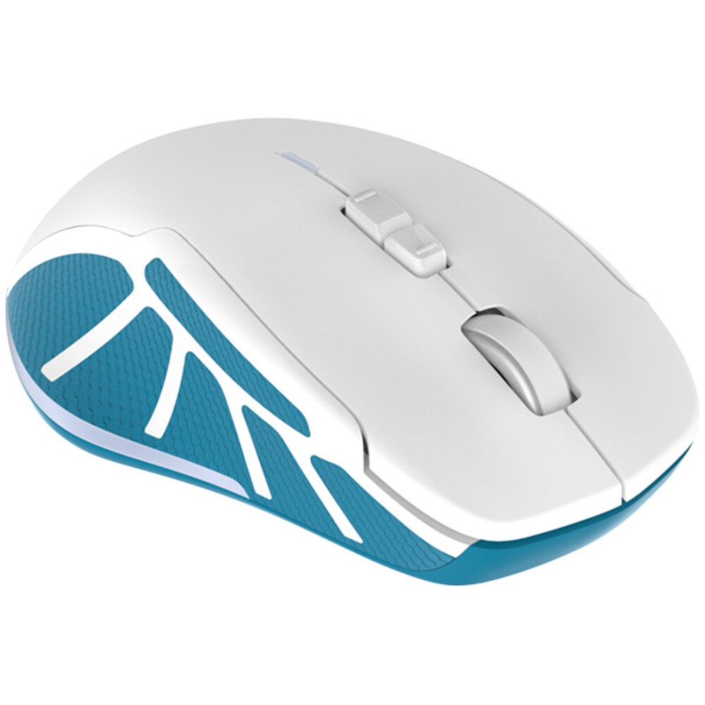 Mouse Wireless Myria MY8547BL, 2400dpi, alb-albastru