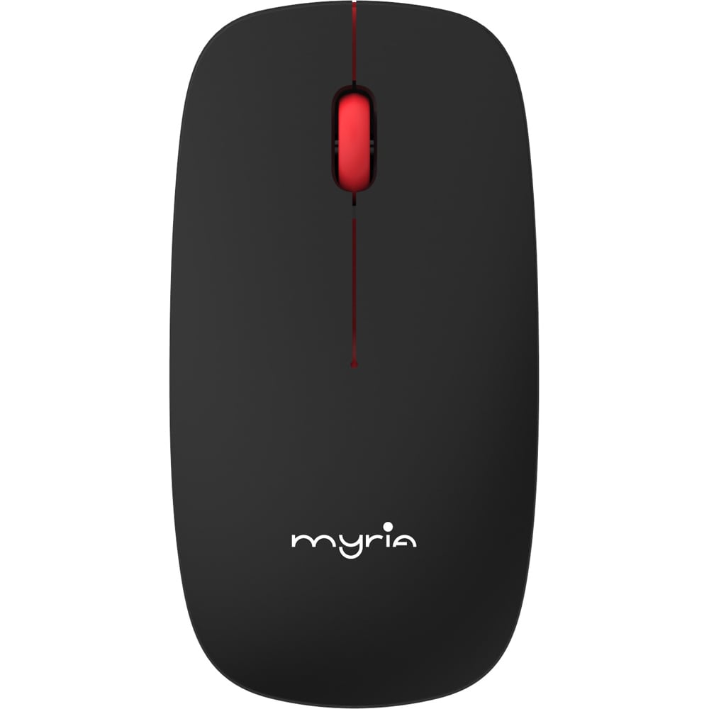Kit tastatura si mouse Wireless MYRIA MY8549, USB, Layout INT, negru