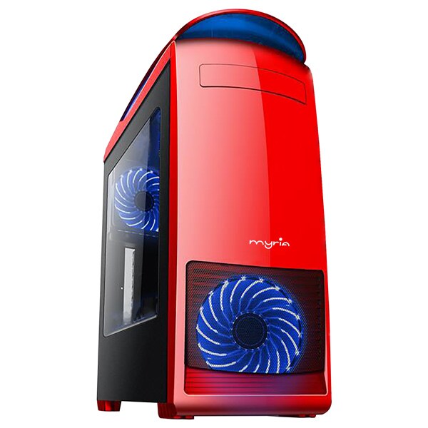 Carcasa PC MYRIA MY8729, USB 3.0, 400W, rosu