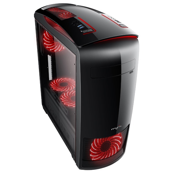Carcasa PC MYRIA MY8729, USB 3.0, 400W, negru