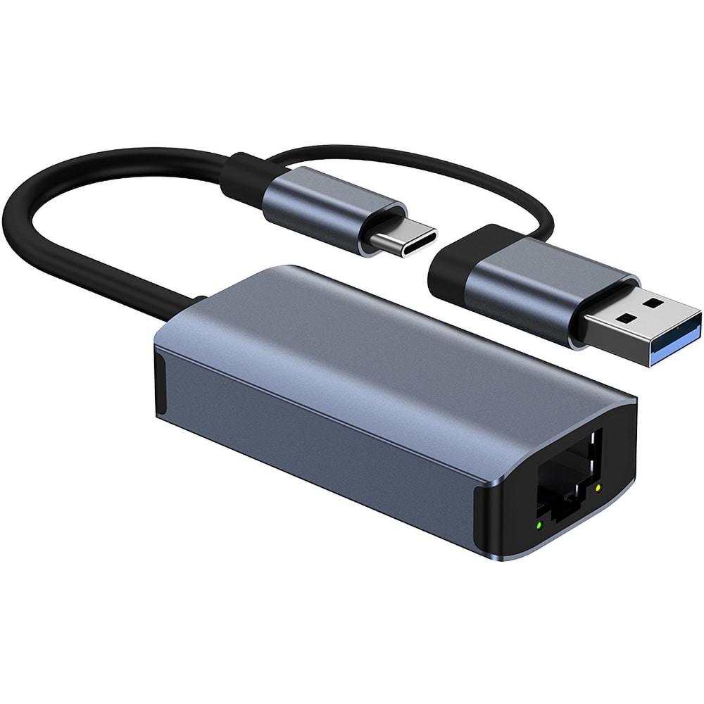 Adaptor USB C - RJ45 MYRIA MY8755, Gigabit, Space Grey