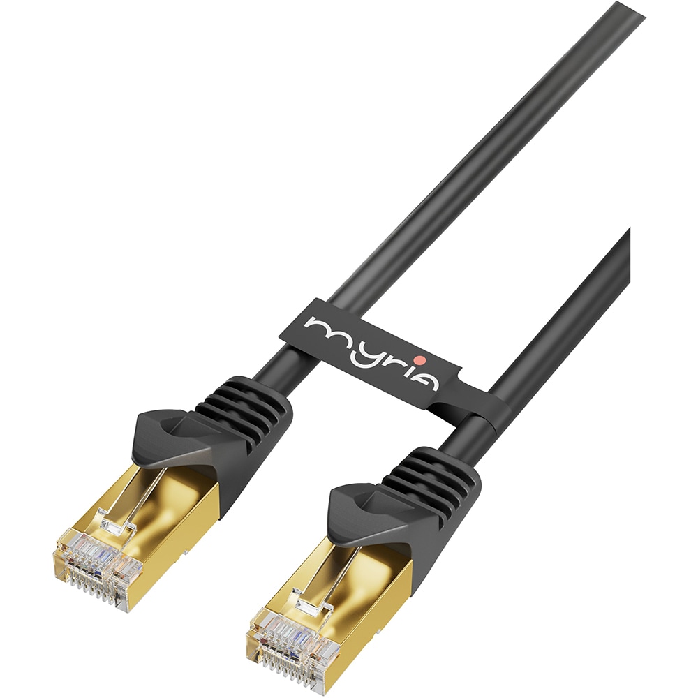 Cablu de retea Ethernet CAT8 MYRIA MY8758, 5m, negru