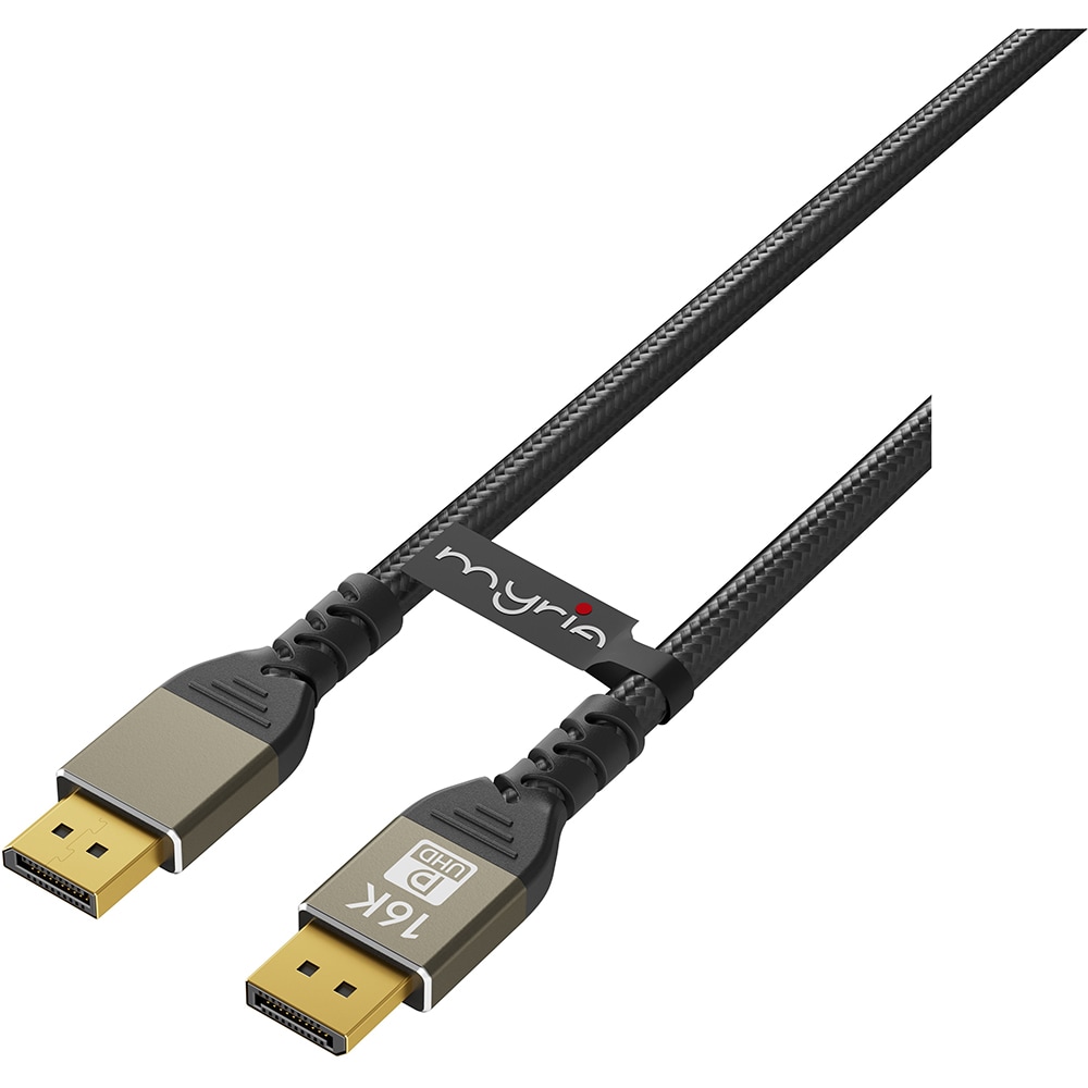 Cablu DisplayPort 2.1 MYRIA MY8760, 3m, negru