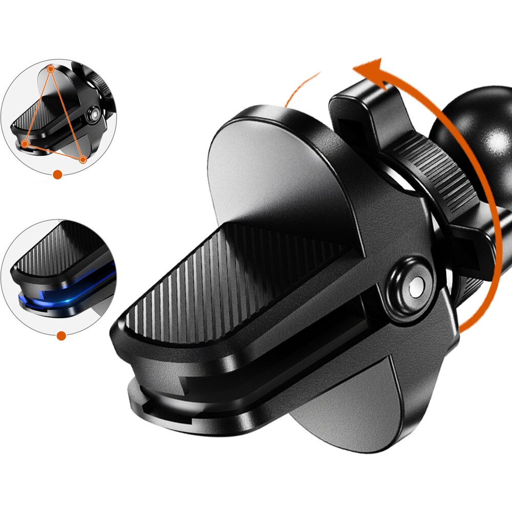 Suport auto universal MYRIA MY9102FRF, ventilatie, negru