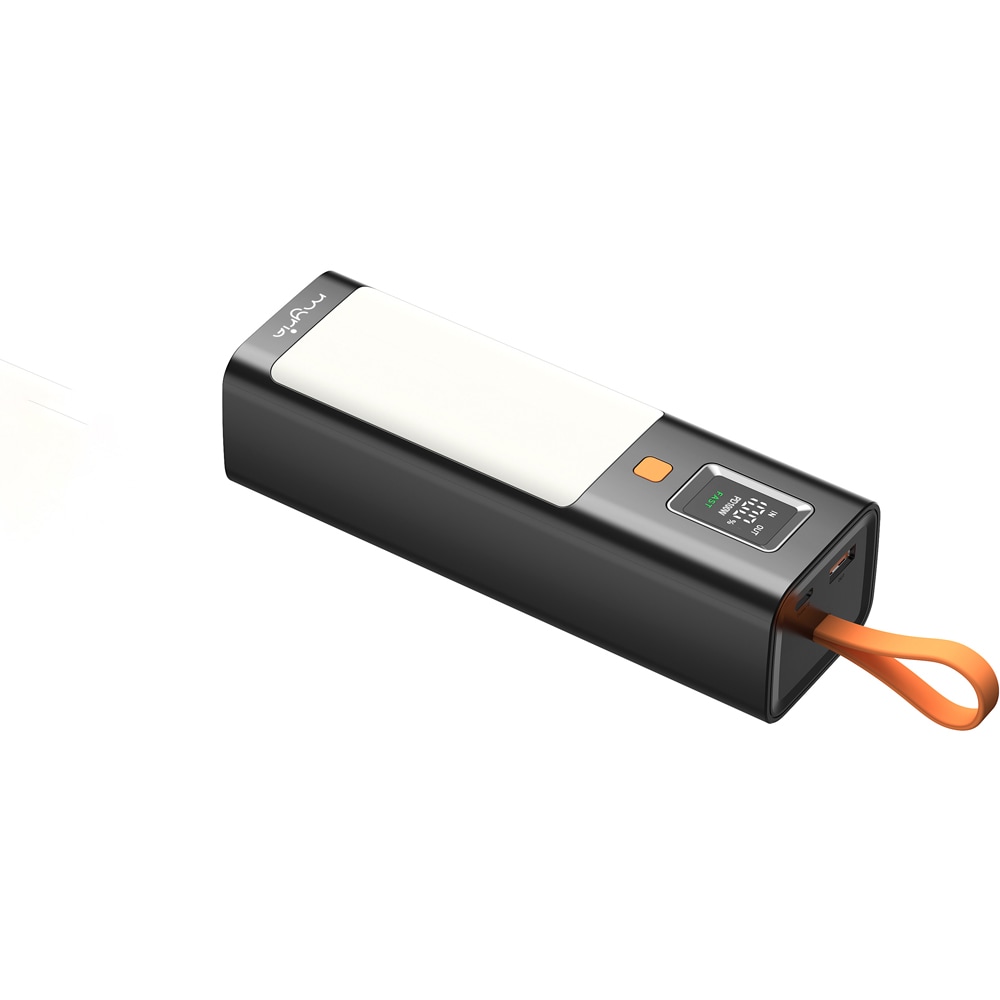 Baterie externa MYRIA MY9204, 20000mAh, 1x USB-A, 1x USB-C Power Delivery 100W, negru