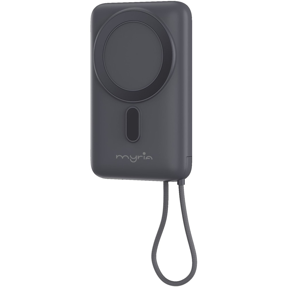 Baterie externa MYRIA MY9214BK, 10000 mAh, USB-C, magnetic, negru