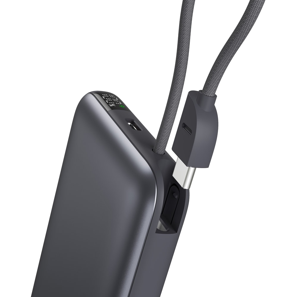 Baterie externa MYRIA MY9214BK, 10000 mAh, USB-C, magnetic, negru