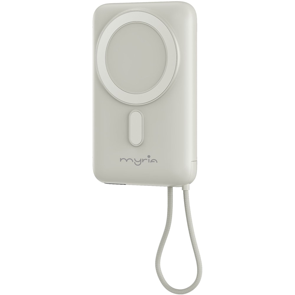 Baterie externa MYRIA MY9214SV, 10000 mAh, USB-C, magnetic, argintiu