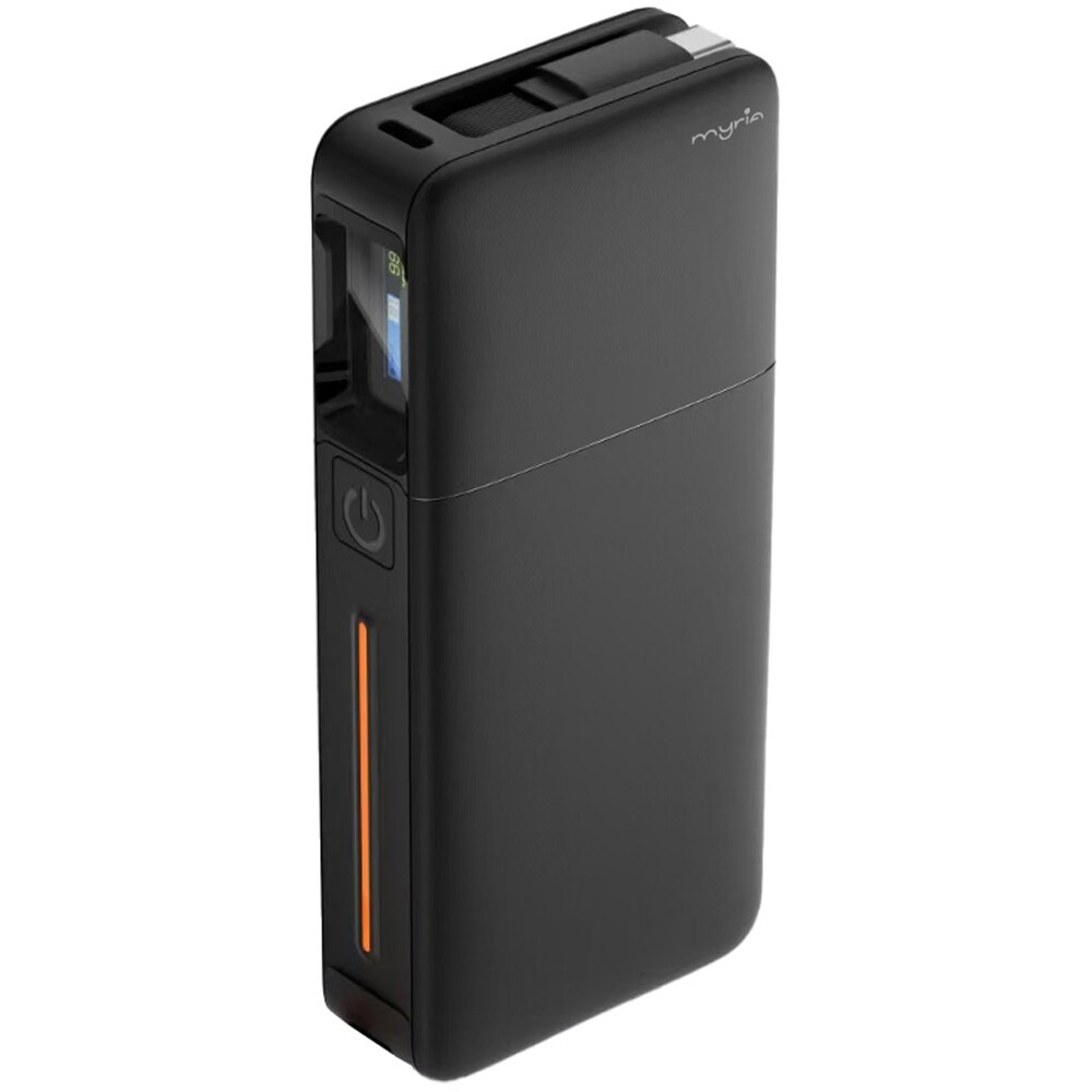 Baterie externa MYRIA MY9219BK, 10000 mAh, 3x USB-C, 1x USB-A, negru