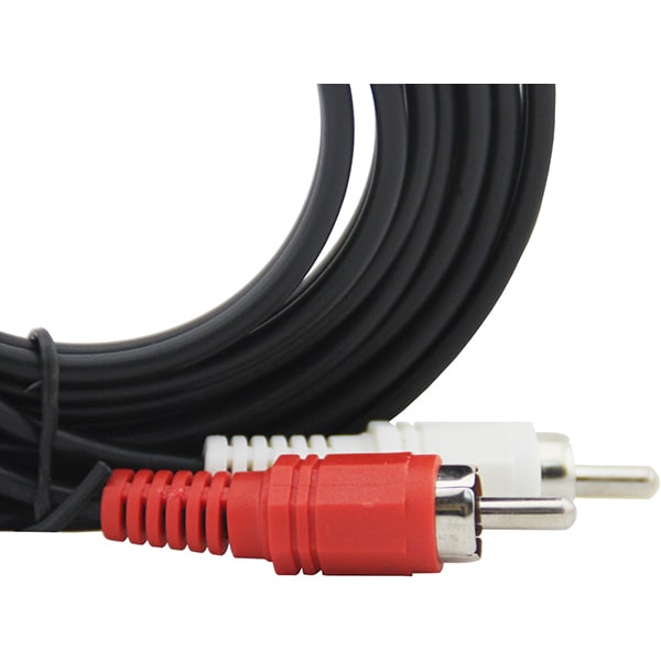 Cablu audio stereo jack 3.5mm - RCA MYRIA MY2013, 1.5mm, negru