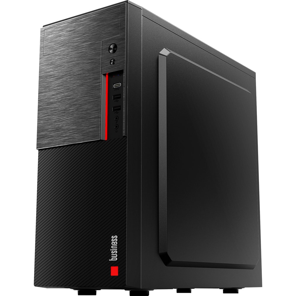 Sistem Desktop PC MYRIA PNRAS V3W Powered by Asus, AMD Ryzen 5 5600G pana la 4.4GHz, 16GB, SSD 512GB, Amd Radeon Graphics, Windows 11 Pro
