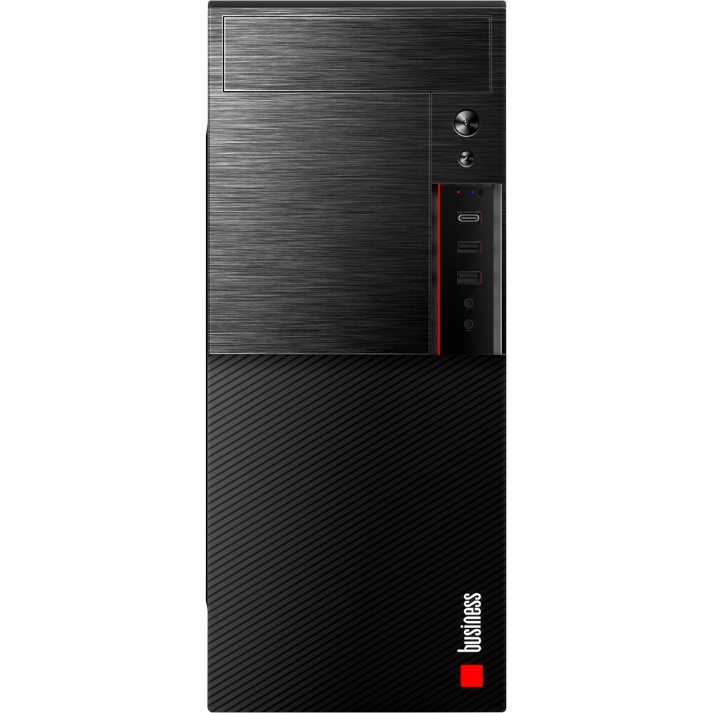 Sistem Desktop PC MYRIA PNRAS V3W Powered by Asus, AMD Ryzen 5 5600G pana la 4.4GHz, 16GB, SSD 512GB, Amd Radeon Graphics, Windows 11 Pro