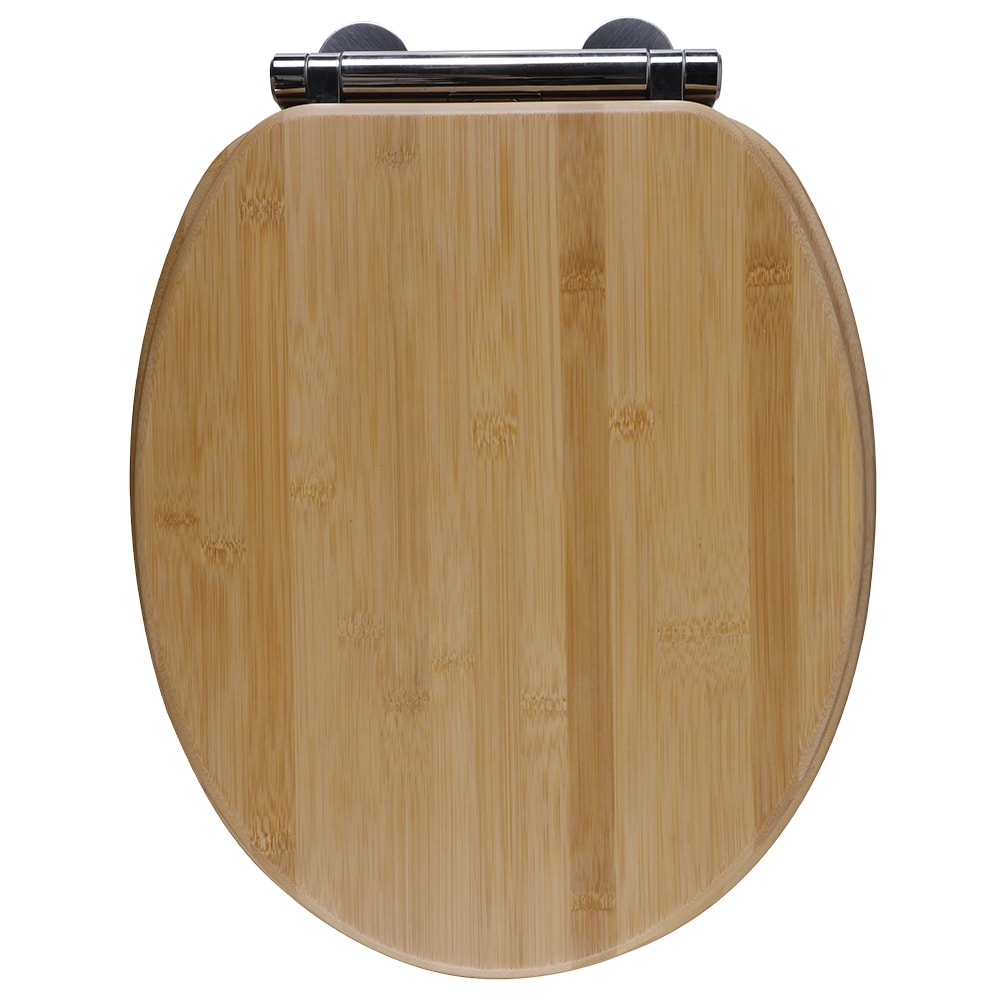 Capac WC GOODHOME Cervia MZ328UK20, inchidere lenta, duroplast, maro