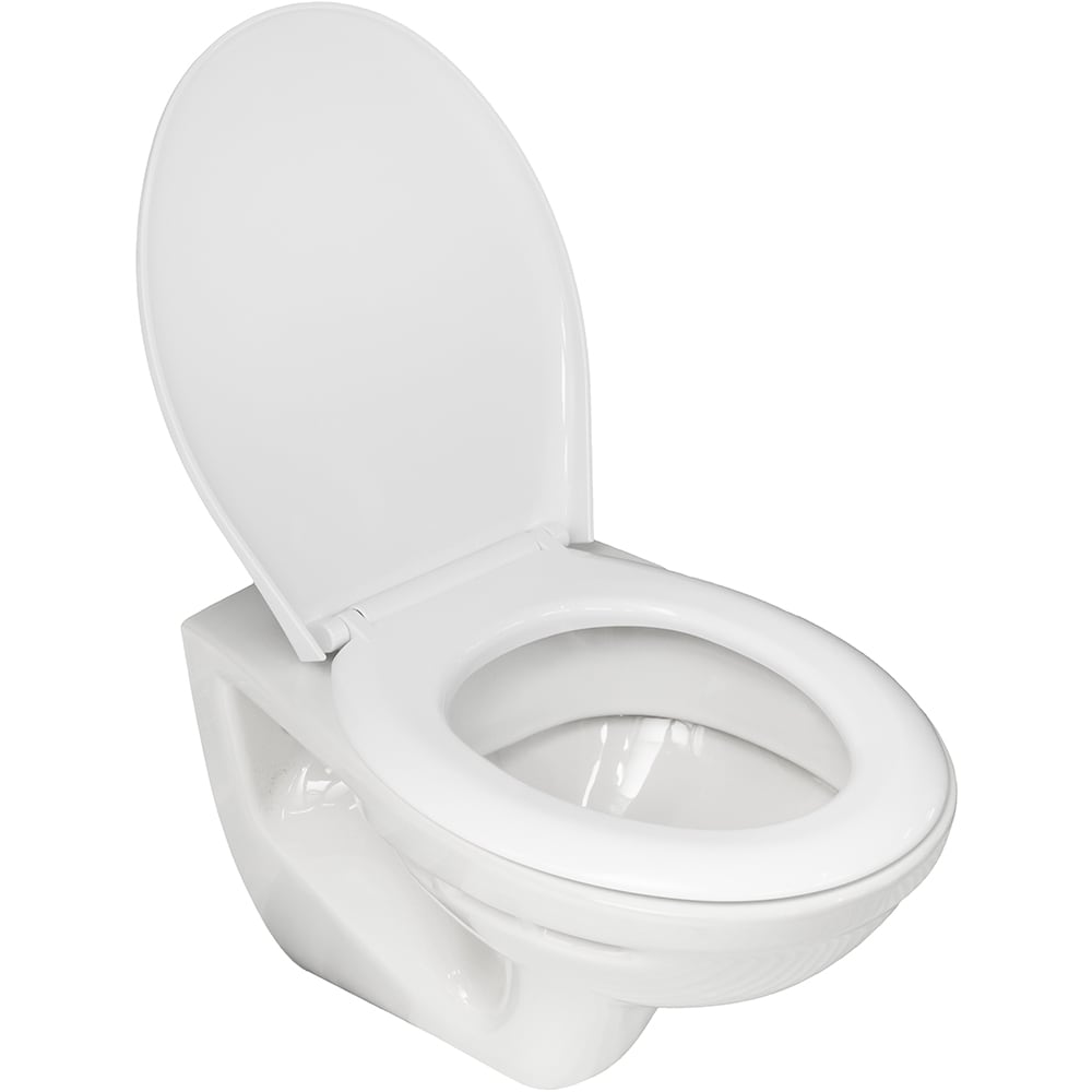 Vas WC suspendat cu capac Sinemo, 54 x 40 x 40 cm, ceramic, alb