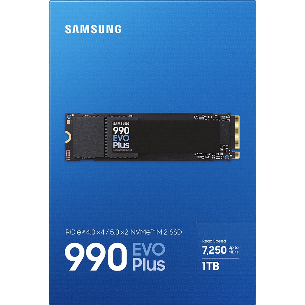Solid-State Drive (SSD) SAMSUNG 990 EVO Plus, 1TB, PCI Express 4.0 x4, M.2, MZ-V9S1T0BW