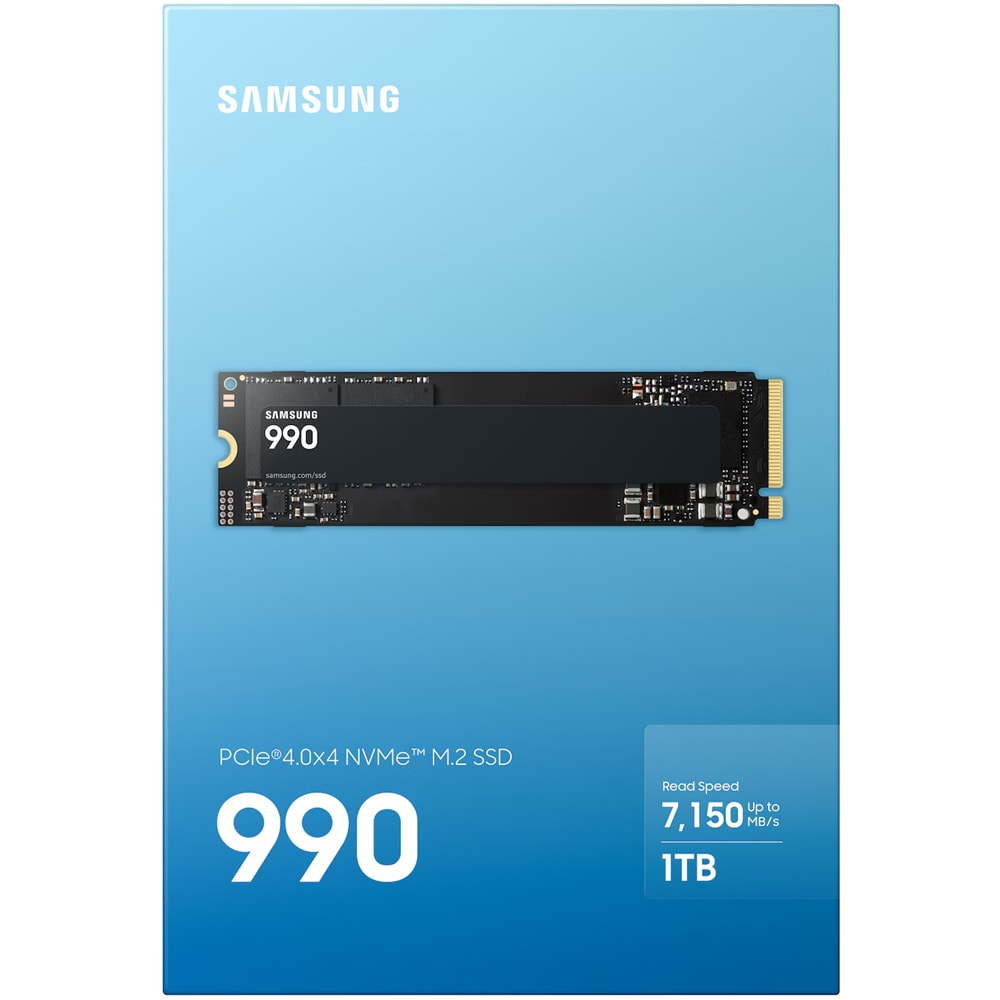 Solid-State Drive (SSD) SAMSUNG 990, 1TB, PCI Express 4.0 x4, M.2, MZ-V9V1T0BW
