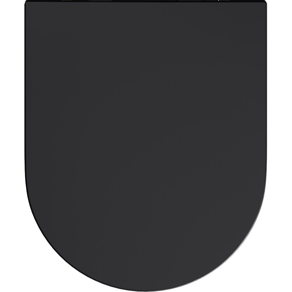 Capac WC GOODHOME Cavally N-001(B), inchidere lenta, duroplast, negru