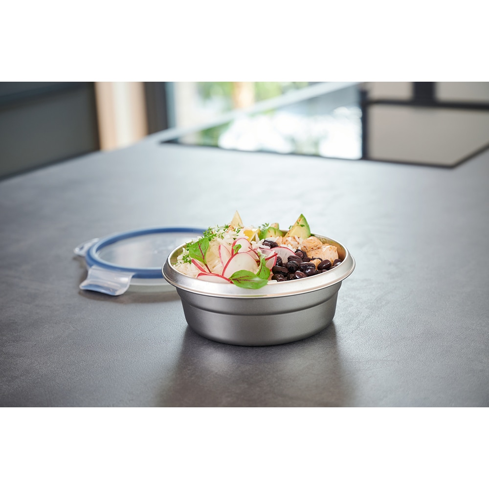 Caserola TEFAL Masterseal N1150210,  0.7L, otel inoxidabil, gri