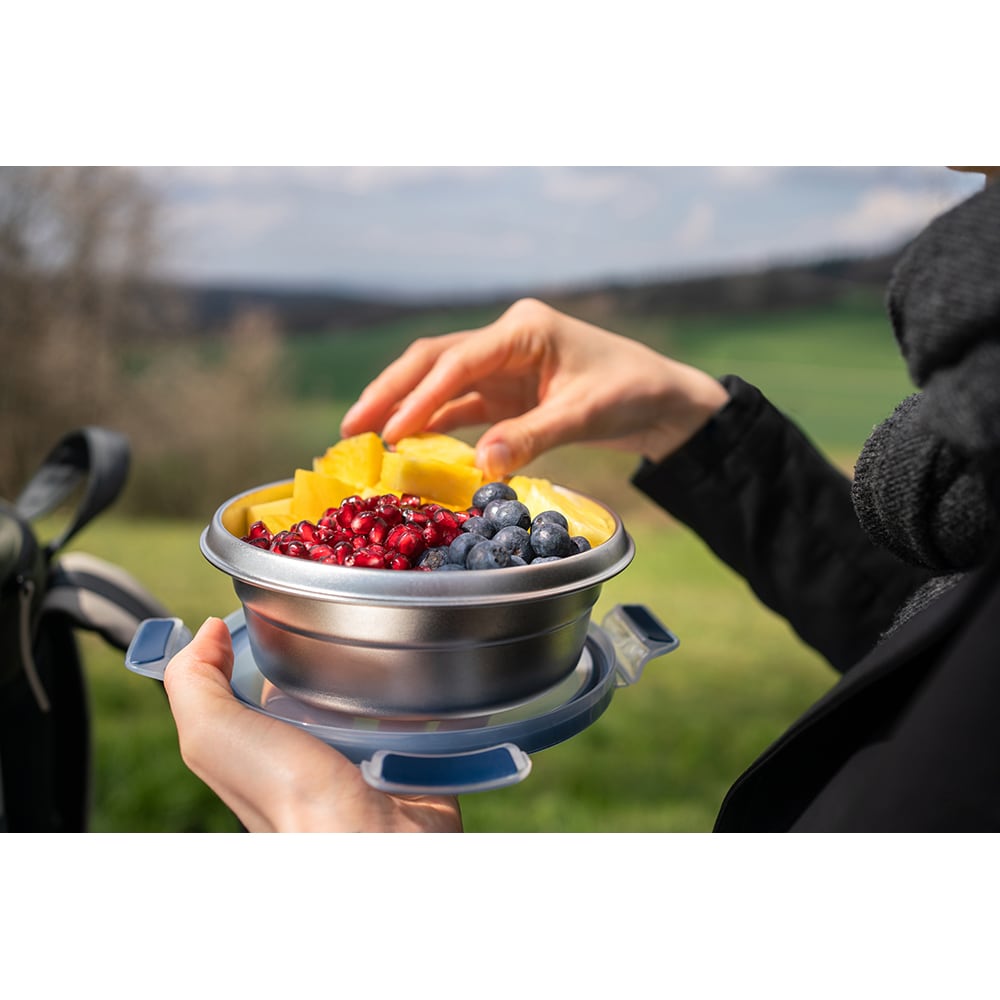 Caserola TEFAL Masterseal N1150210,  0.7L, otel inoxidabil, gri