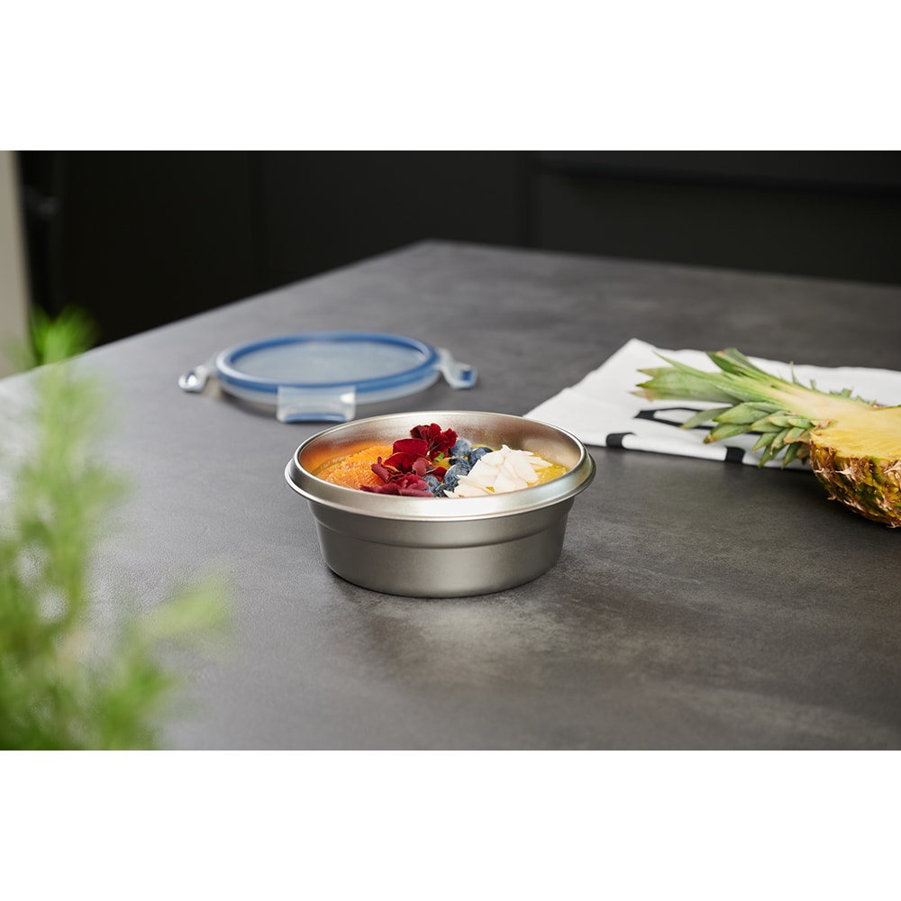 Caserola TEFAL Masterseal N1150210,  0.7L, otel inoxidabil, gri