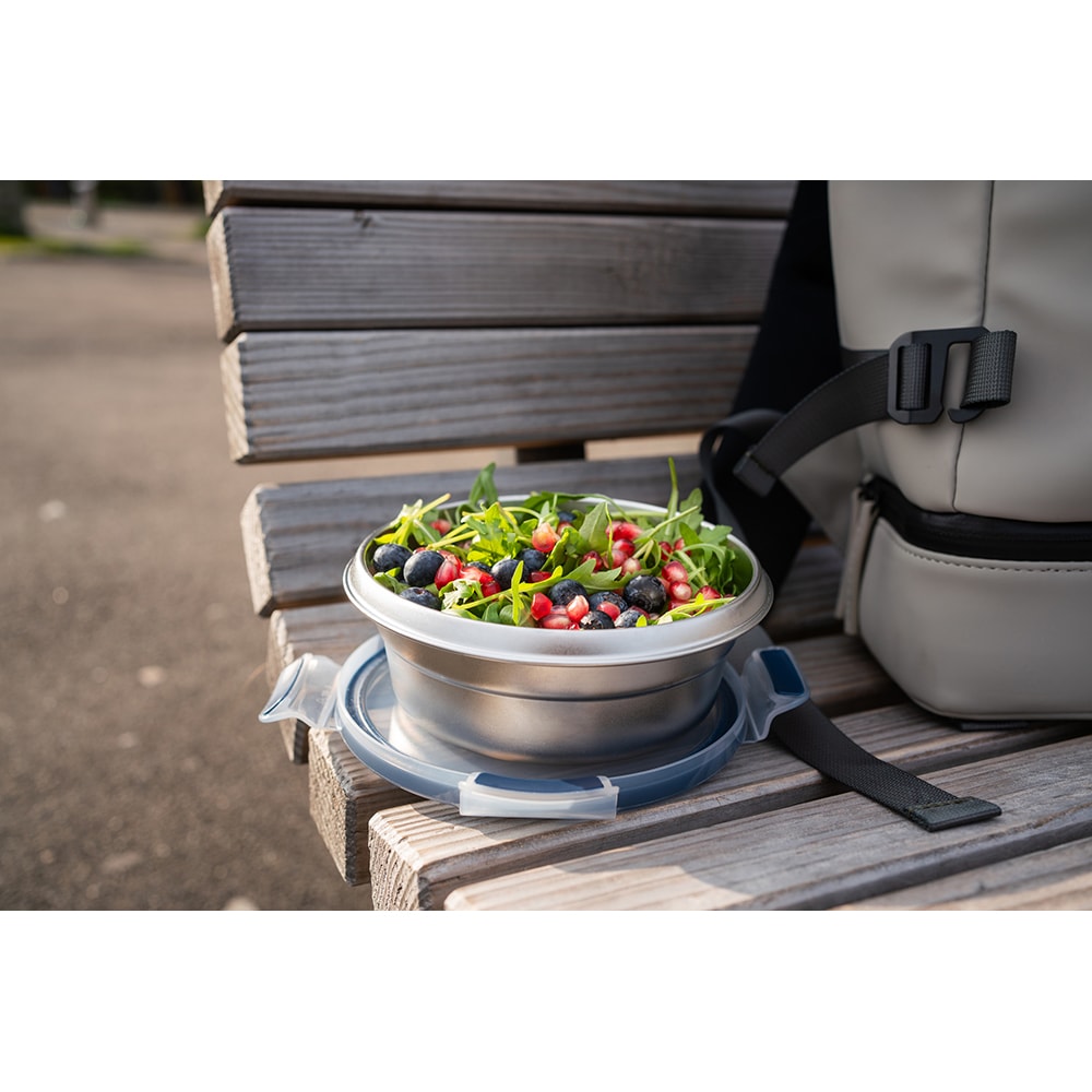 Caserola TEFAL Masterseal N1150210,  0.7L, otel inoxidabil, gri