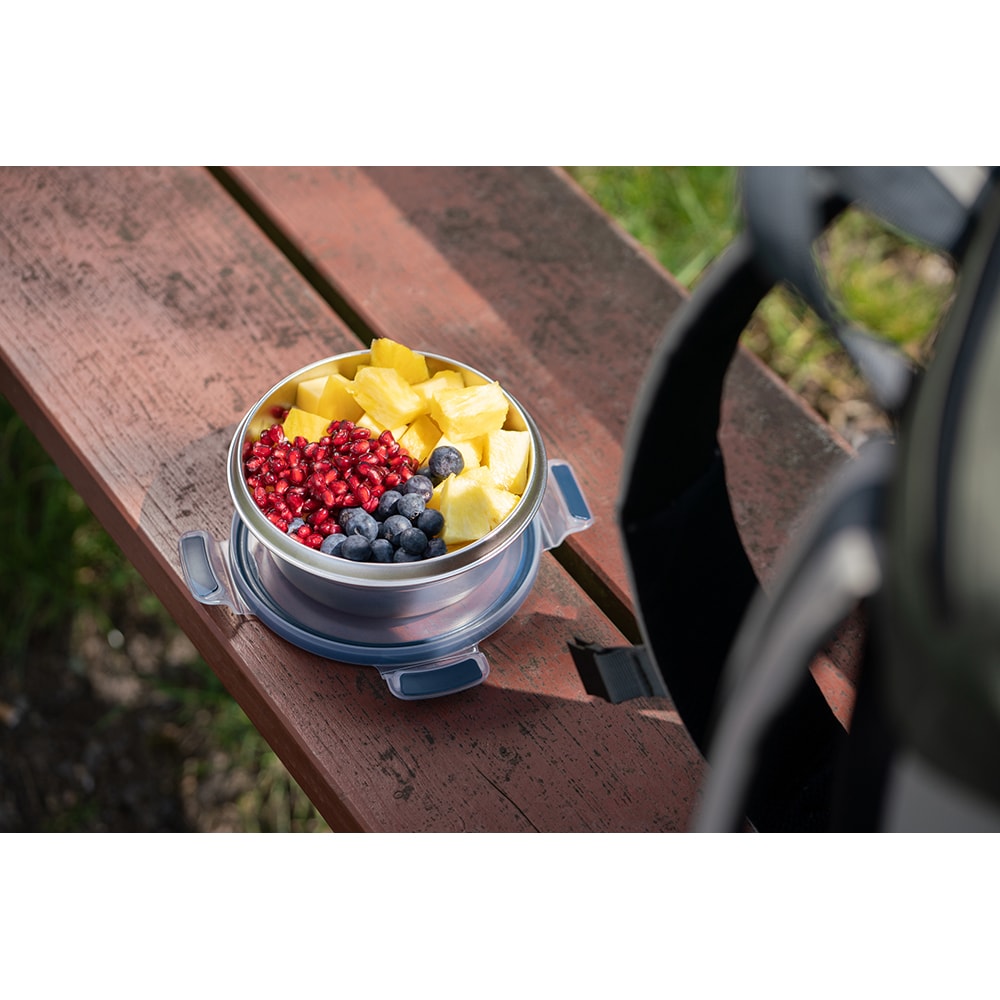 Caserola TEFAL Masterseal N1150210,  0.7L, otel inoxidabil, gri