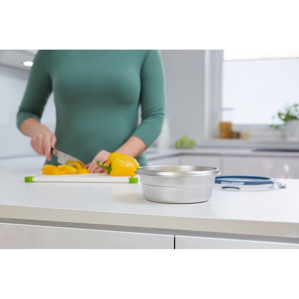 Caserola TEFAL Masterseal N1150210,  0.7L, otel inoxidabil, gri