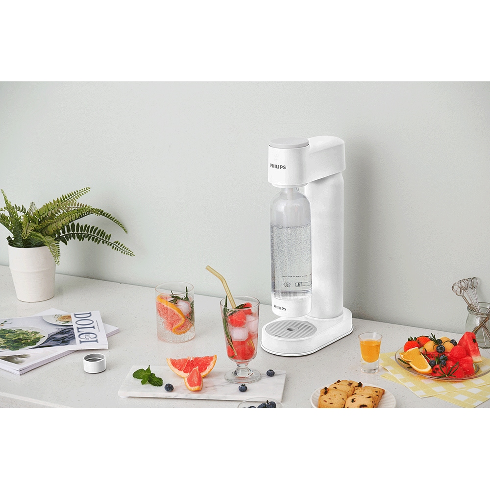 Aparat bauturi carbogazoase PHILIPS Lite 218613, alb